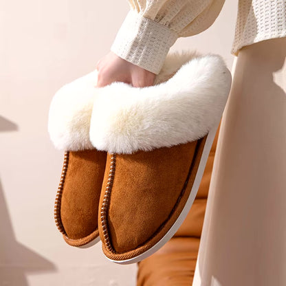 Cozy Plush-Lined Slippers