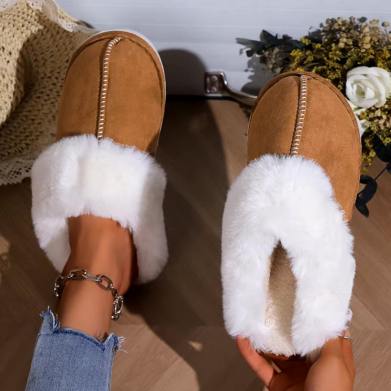 Cozy Plush-Lined Slippers