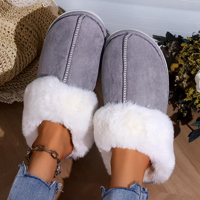 Cozy Plush-Lined Slippers