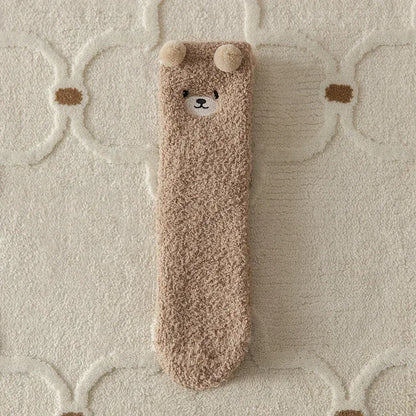 Cozy Bear Fuzzy Socks