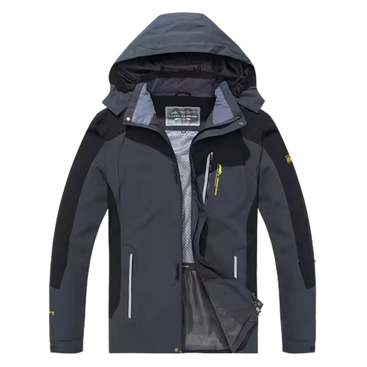 Men's Waterproof Outdoor Jacket – Windproof and Durable