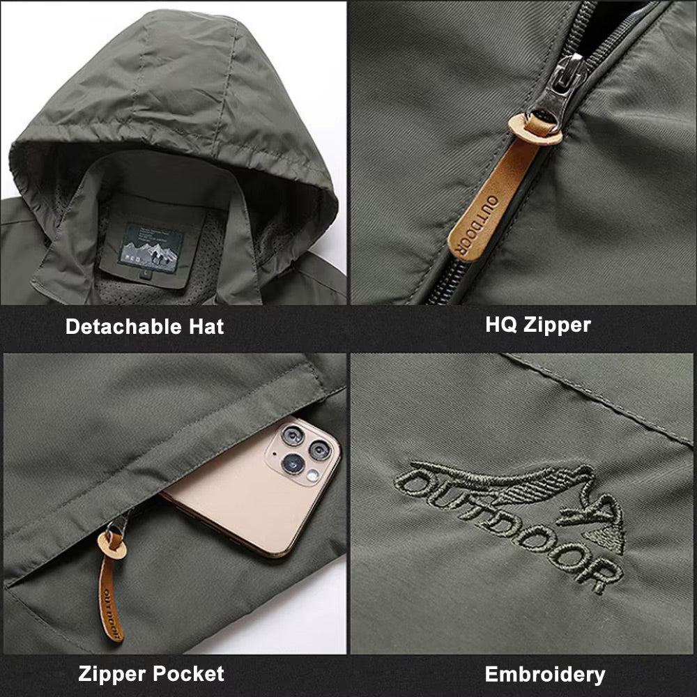 All-Weather Waterproof Jacket - Perfect for Any Adventure!